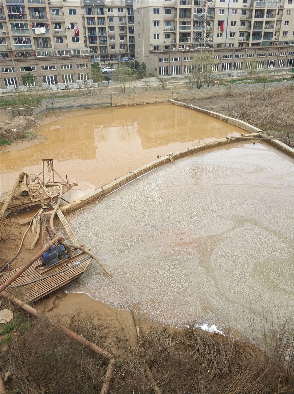 平原沉淀池淤泥清理-厂区废水池淤泥清淤