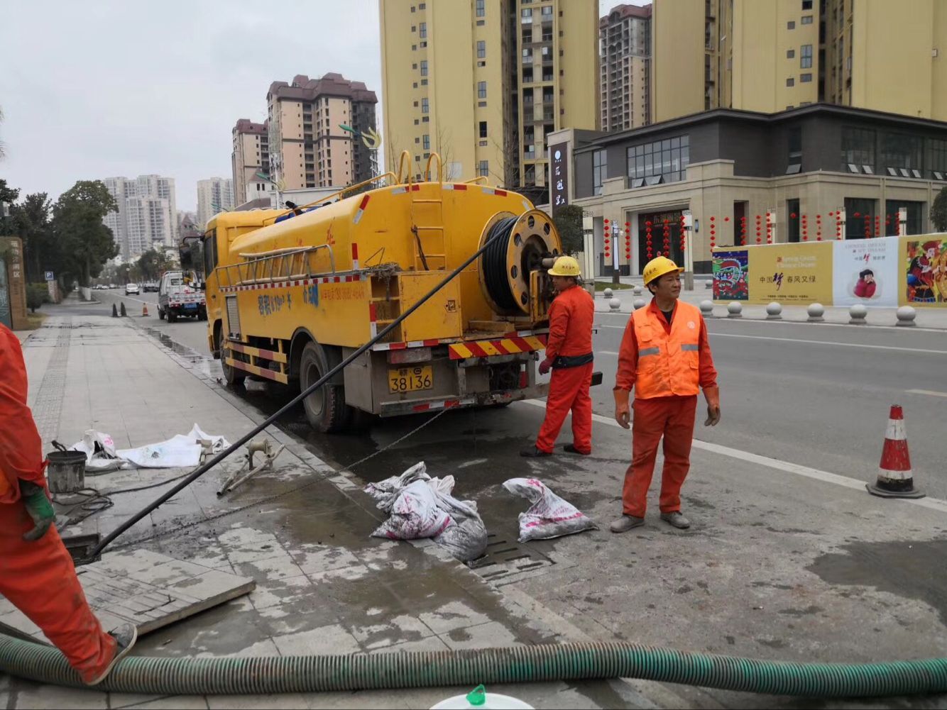 平原排污管道清淤-管道清洗